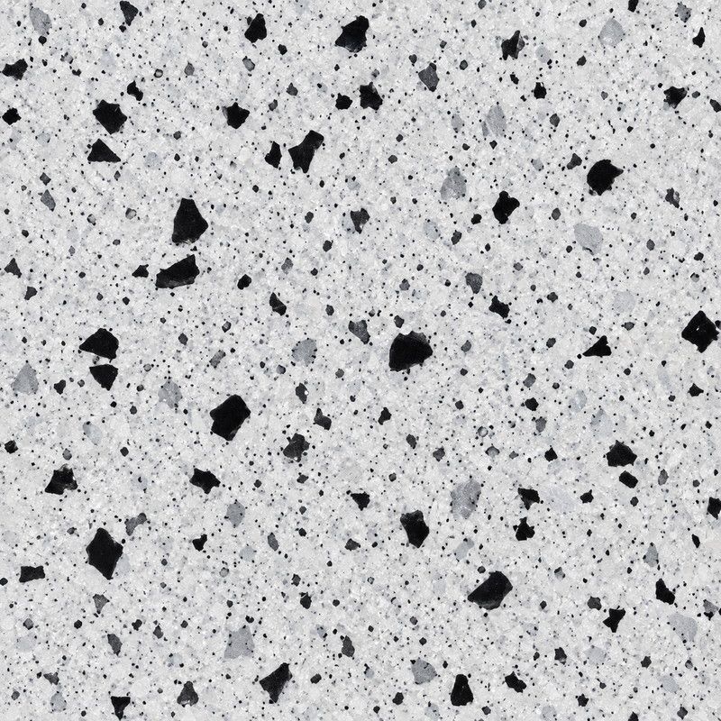 Arctic flake finish: pale grey and white flakes over a light base coat