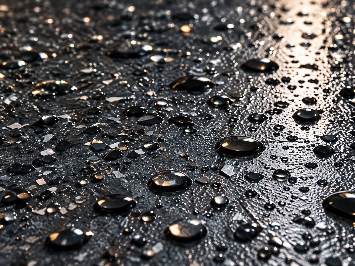 Polyaspartic floor system with a dense, sealed surface