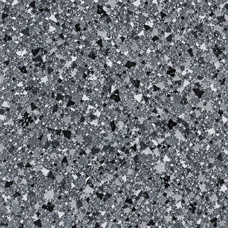 Steel Gray flake finish: cool grey flakes over a mid-grey base coat